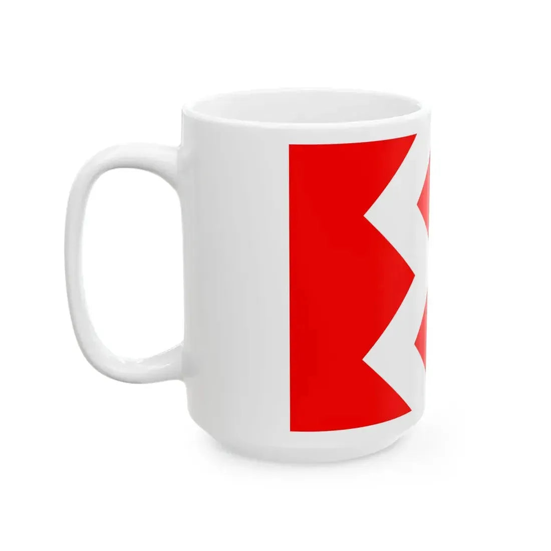 Medlov OL flag (Czech Republic) White Coffee Mug - Go Mug Yourself