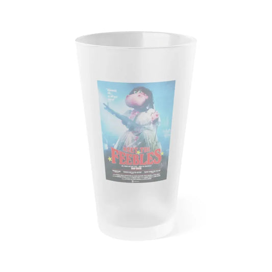 MEET THE FEEBLES (2) 1989 Movie Poster - Frosted Pint Glass 16oz 16oz Frosted - Go Mug Yourself