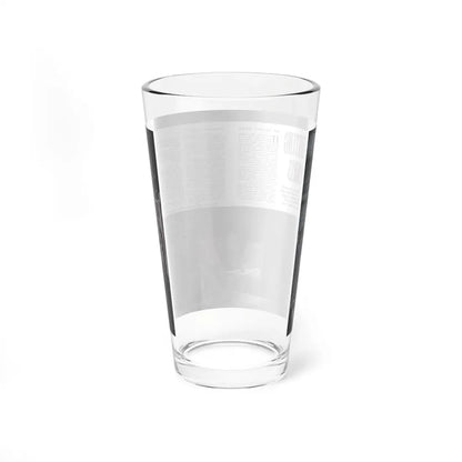 Meeting In Paris, Cosmopolitan, April 1957 (Magazine Illustration) Pint Glass 16oz - Go Mug Yourself