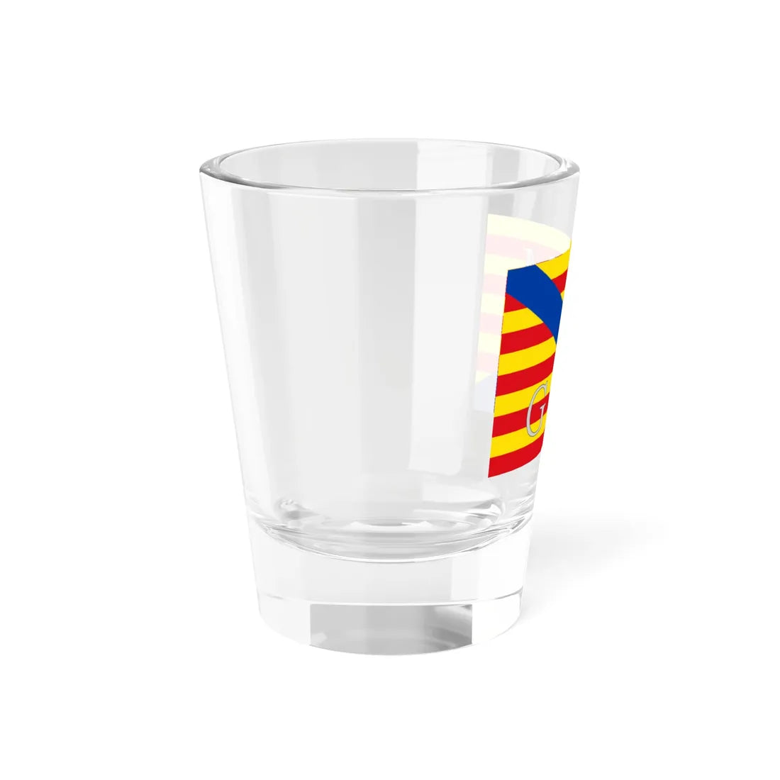 Meeuwen-Gruitrode vlag (Belgium) Shot Glass 1.5oz - Go Mug Yourself
