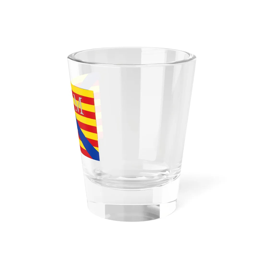 Meeuwen-Gruitrode vlag (Belgium) Shot Glass 1.5oz - Go Mug Yourself