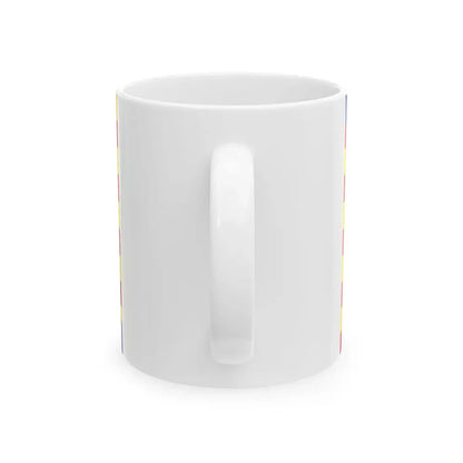 Meeuwen-Gruitrode vlag (Belgium) White Coffee Mug - Go Mug Yourself