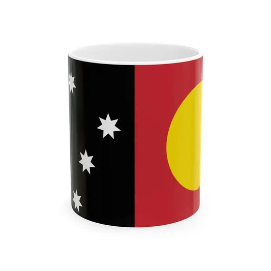 MeeWee Flag (Australia) White Coffee Mug 11oz - Go Mug Yourself