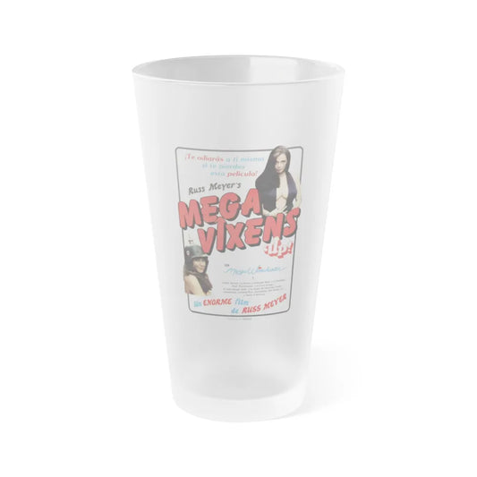 MEGA VIXENS (UP!) 1976 Movie Poster - Frosted Pint Glass 16oz-16oz-Frosted-Go Mug Yourself