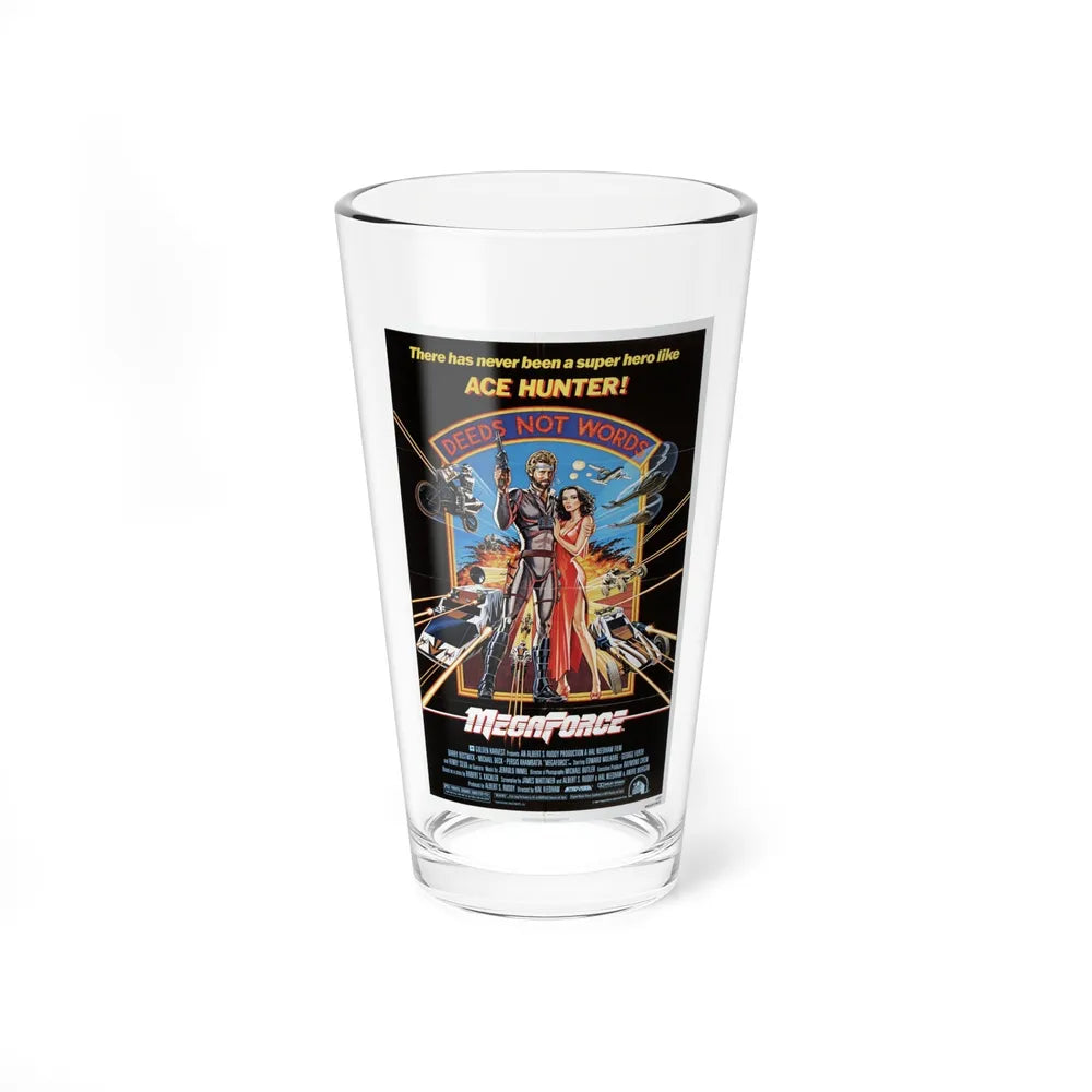 MEGAFORCE 1982 Movie Poster - Pint Glass 16oz-16oz-Go Mug Yourself