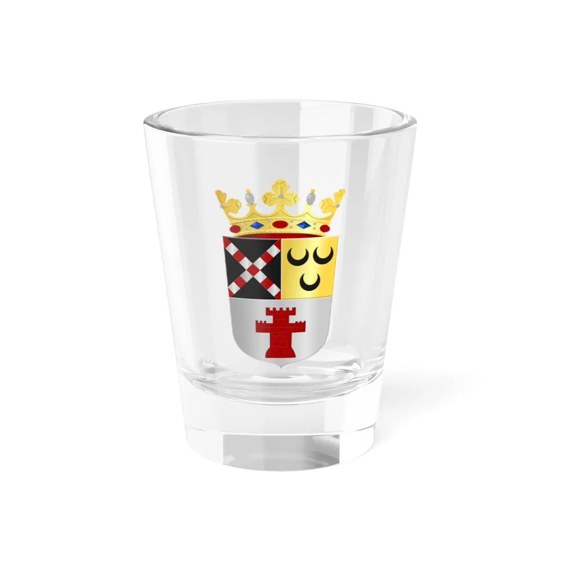 Meierijstad wapen (Netherlands) (Coat of Arms) Shot Glass 1.5oz 1.5oz - Go Mug Yourself
