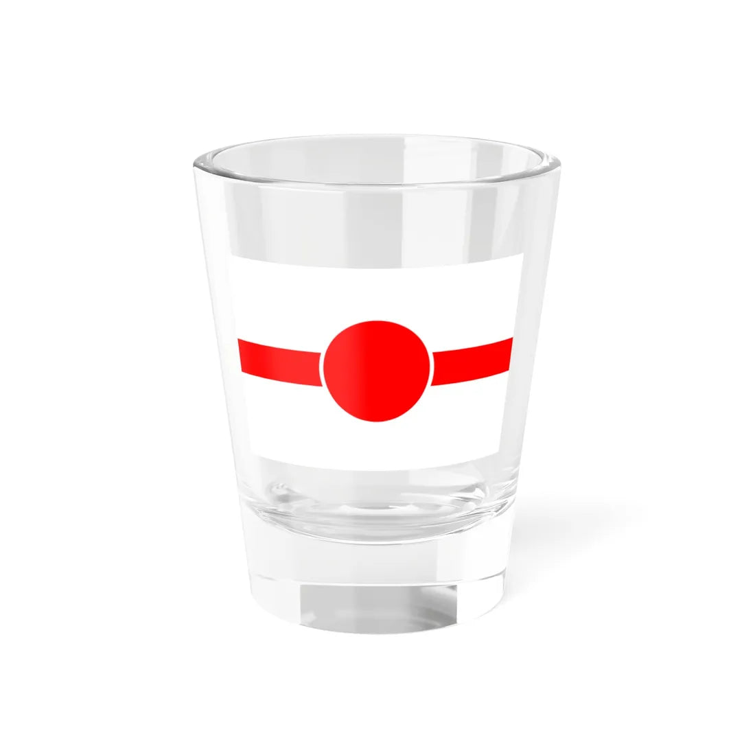 Meiji era postal flag (Japan) Shot Glass 1.5oz 1.5oz - Go Mug Yourself