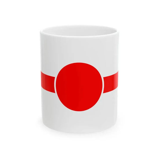 Meiji era postal flag (Japan) White Coffee Mug 11oz - Go Mug Yourself