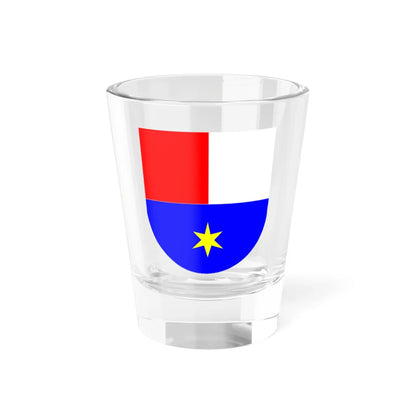 Međimurska županija grb (Croatia) (Coat of Arms) Shot Glass 1.5oz 1.5oz - Go Mug Yourself