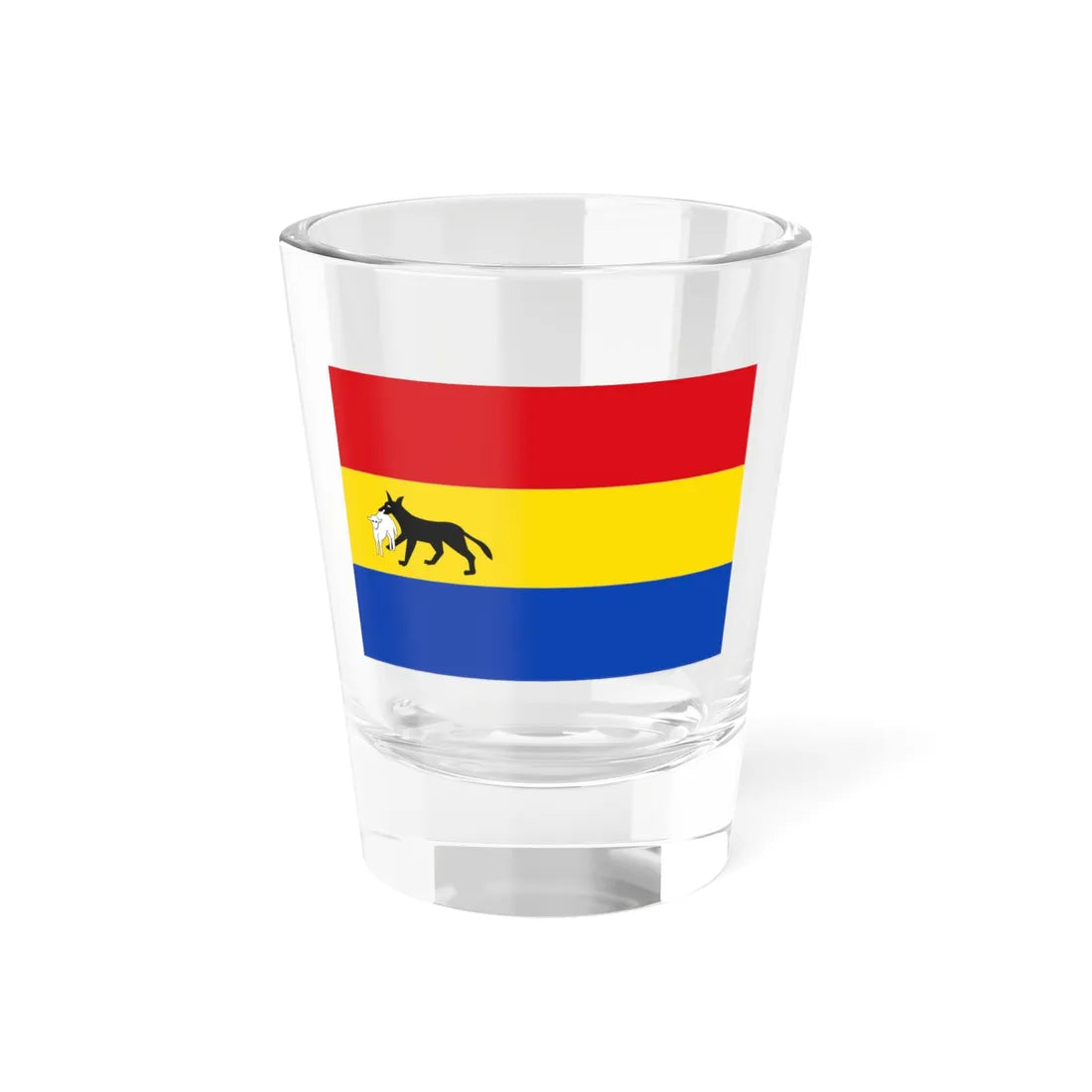 Meise vlag (Belgium) Shot Glass 1.5oz 1.5oz - Go Mug Yourself