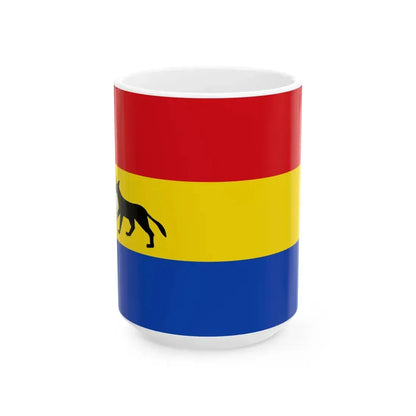 Meise vlag (Belgium) White Coffee Mug 15oz - Go Mug Yourself