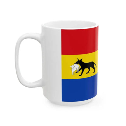 Meise vlag (Belgium) White Coffee Mug - Go Mug Yourself