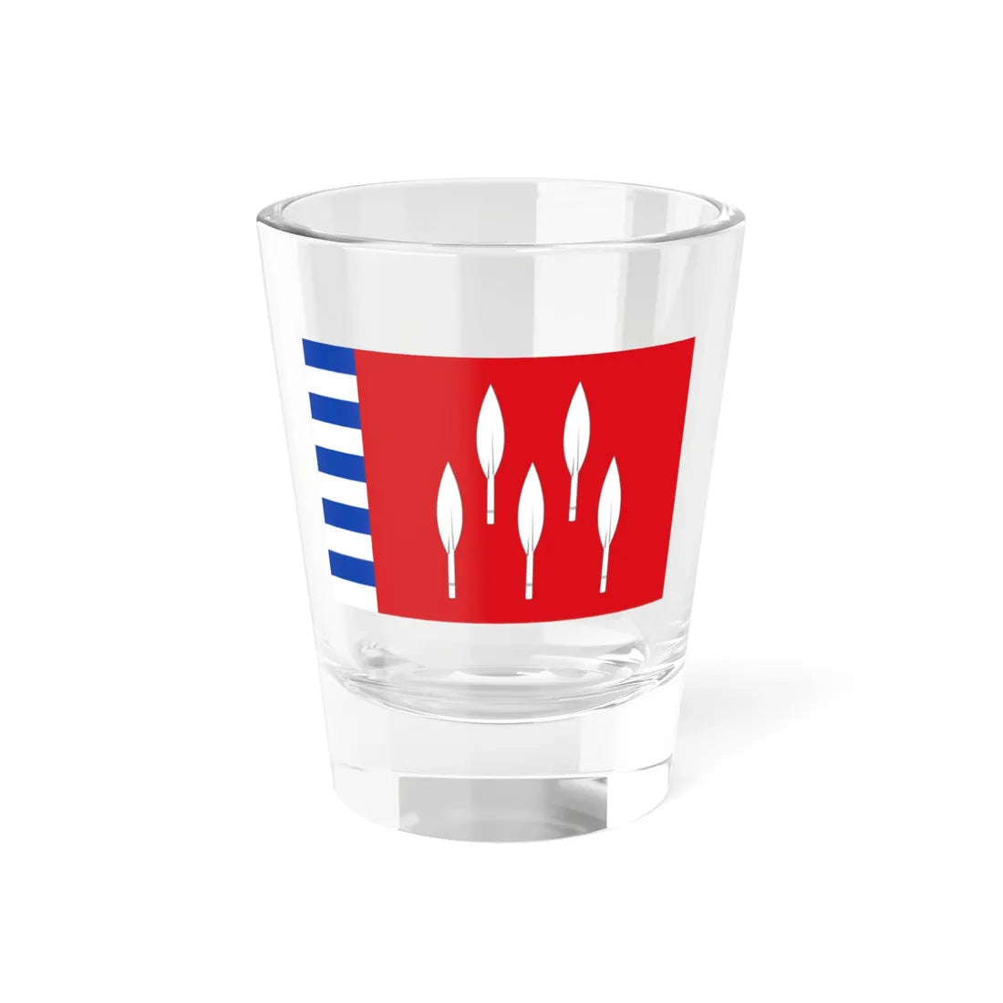 Meix-devant-Virton vlag (Belgium) Shot Glass 1.5oz 1.5oz - Go Mug Yourself