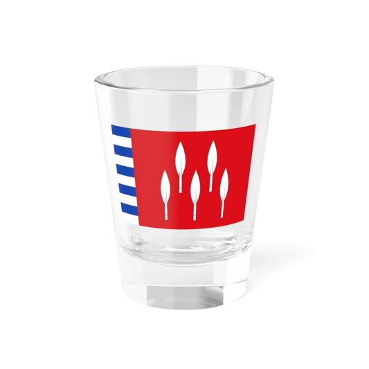 Meix-devant-Virton vlag (Belgium) Shot Glass 1.5oz 1.5oz - Go Mug Yourself