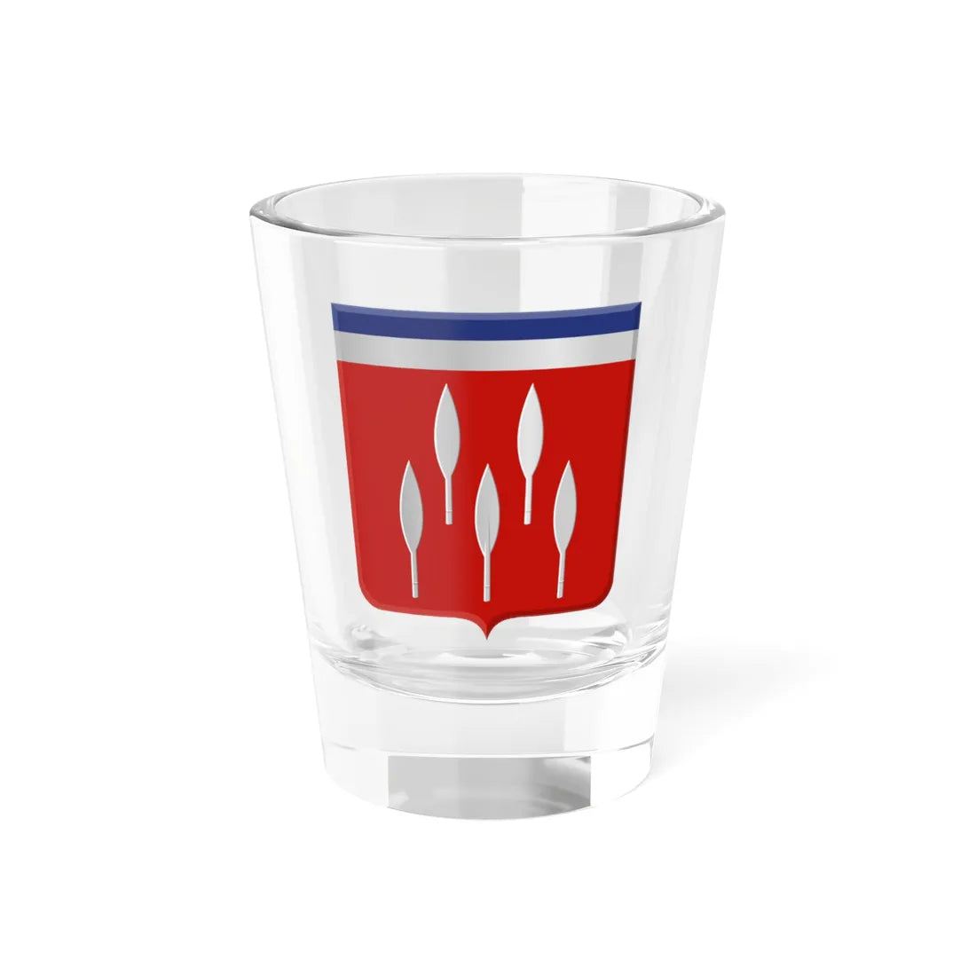 Meix-devant-Virton wapen (Belgium) (Coat of Arms) Shot Glass 1.5oz 1.5oz - Go Mug Yourself