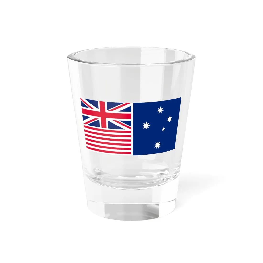 Melbourne Evening Herald flag blue (Australia) Shot Glass 1.5oz 1.5oz - Go Mug Yourself