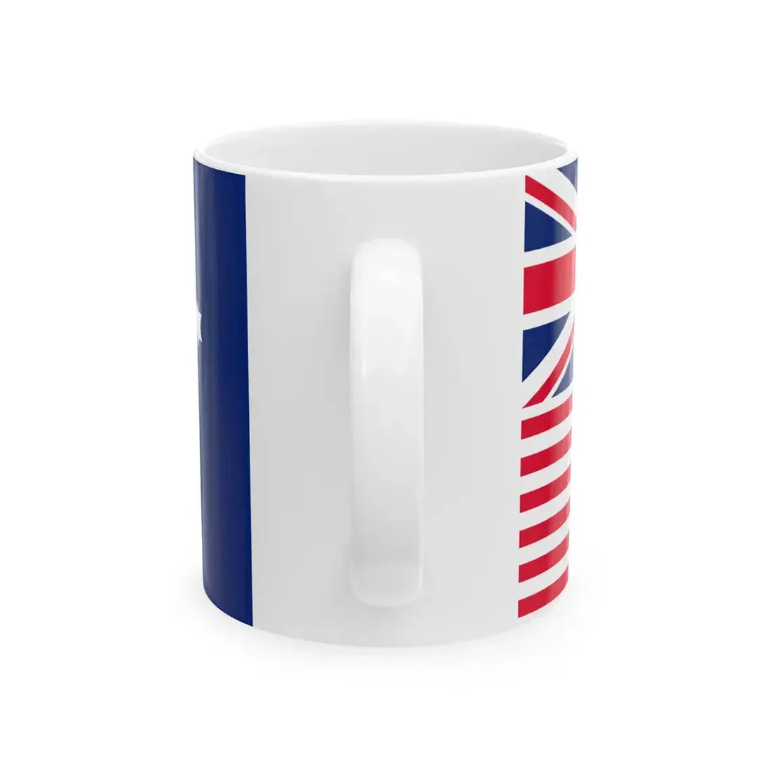 Melbourne Evening Herald flag blue (Australia) White Coffee Mug - Go Mug Yourself
