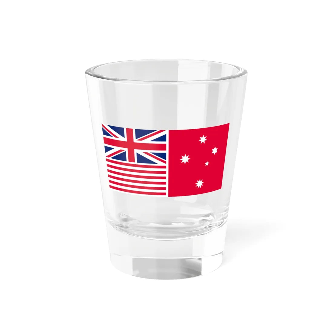Melbourne Evening Herald flag red (Australia) Shot Glass 1.5oz 1.5oz - Go Mug Yourself