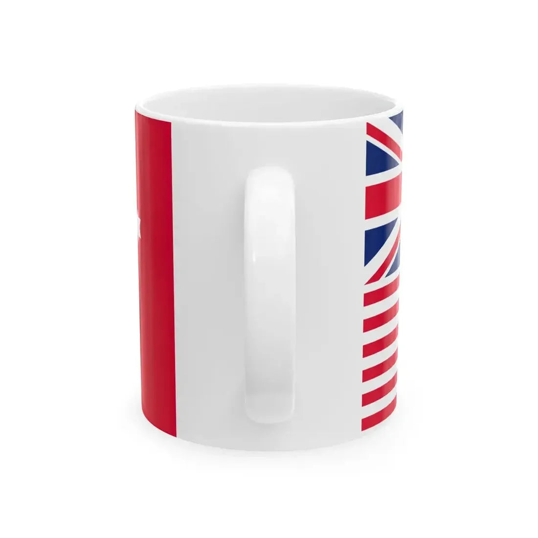 Melbourne Evening Herald flag red (Australia) White Coffee Mug - Go Mug Yourself