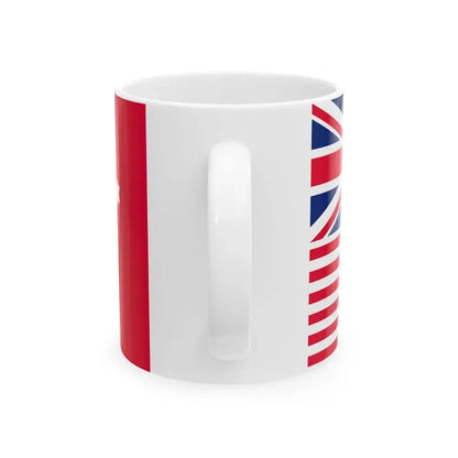 Melbourne Evening Herald flag red (Australia) White Coffee Mug - Go Mug Yourself
