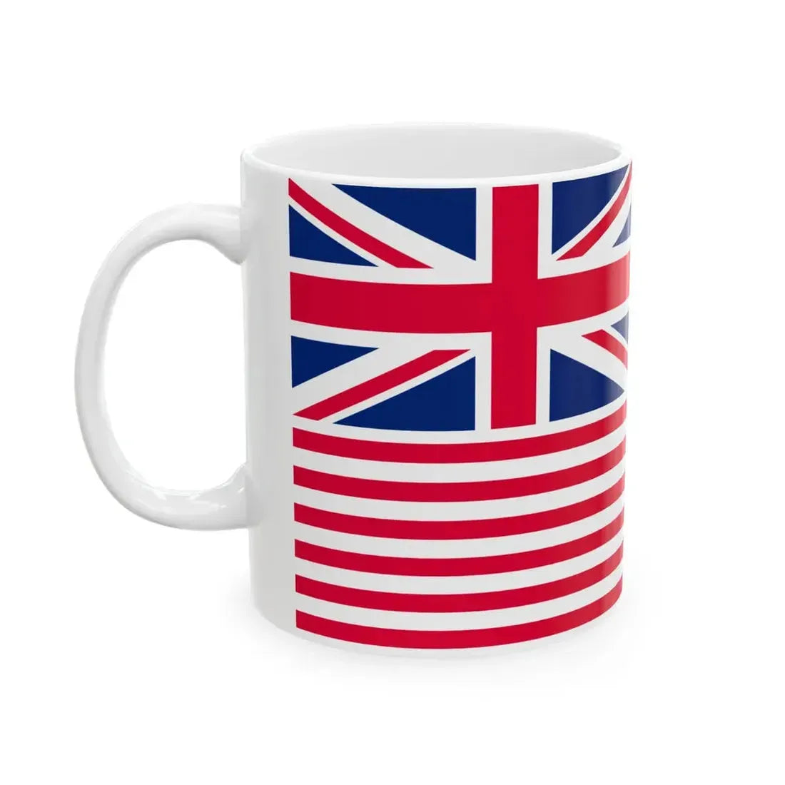 Melbourne Evening Herald flag red (Australia) White Coffee Mug - Go Mug Yourself
