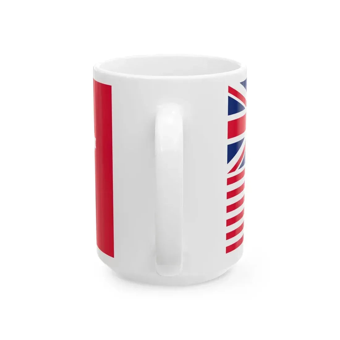Melbourne Evening Herald flag red (Australia) White Coffee Mug - Go Mug Yourself