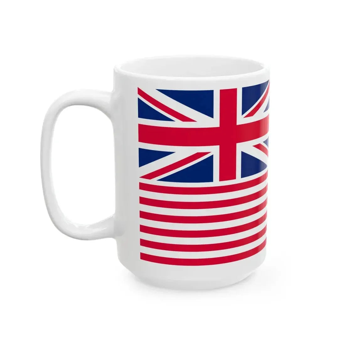 Melbourne Evening Herald flag red (Australia) White Coffee Mug - Go Mug Yourself