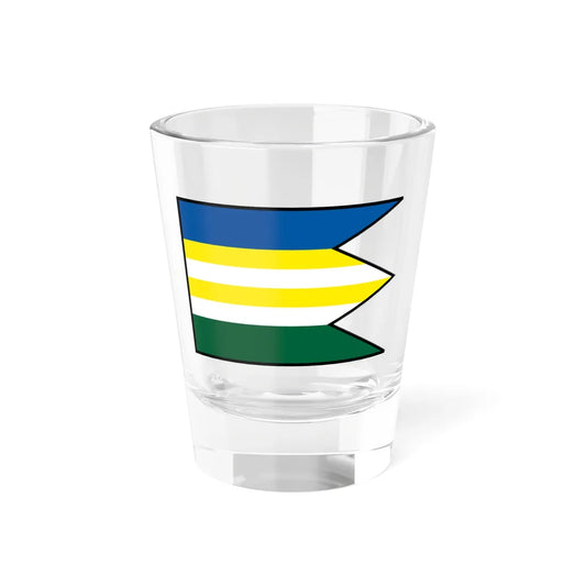 Melcice Lieskove Trencin Flag (Slovakia) Shot Glass 1.5oz 1.5oz - Go Mug Yourself