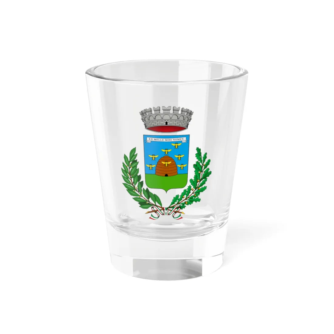 Mele-Stemma (Italy) (Coat of Arms) Shot Glass 1.5oz 1.5oz - Go Mug Yourself