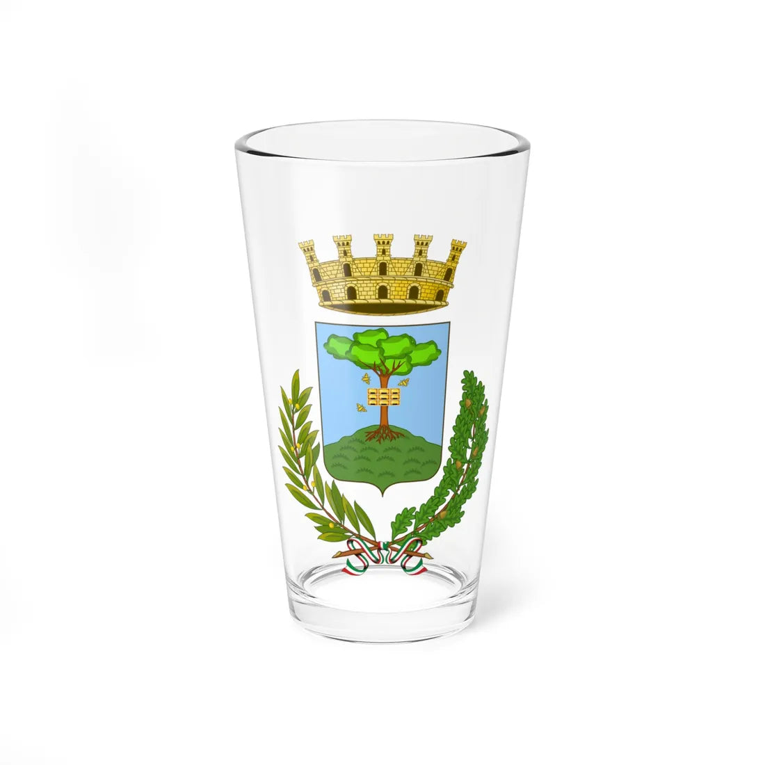 Melendugno-Stemma (Italy) (Coat of Arms) Pint Glass 16oz 16oz - Go Mug Yourself