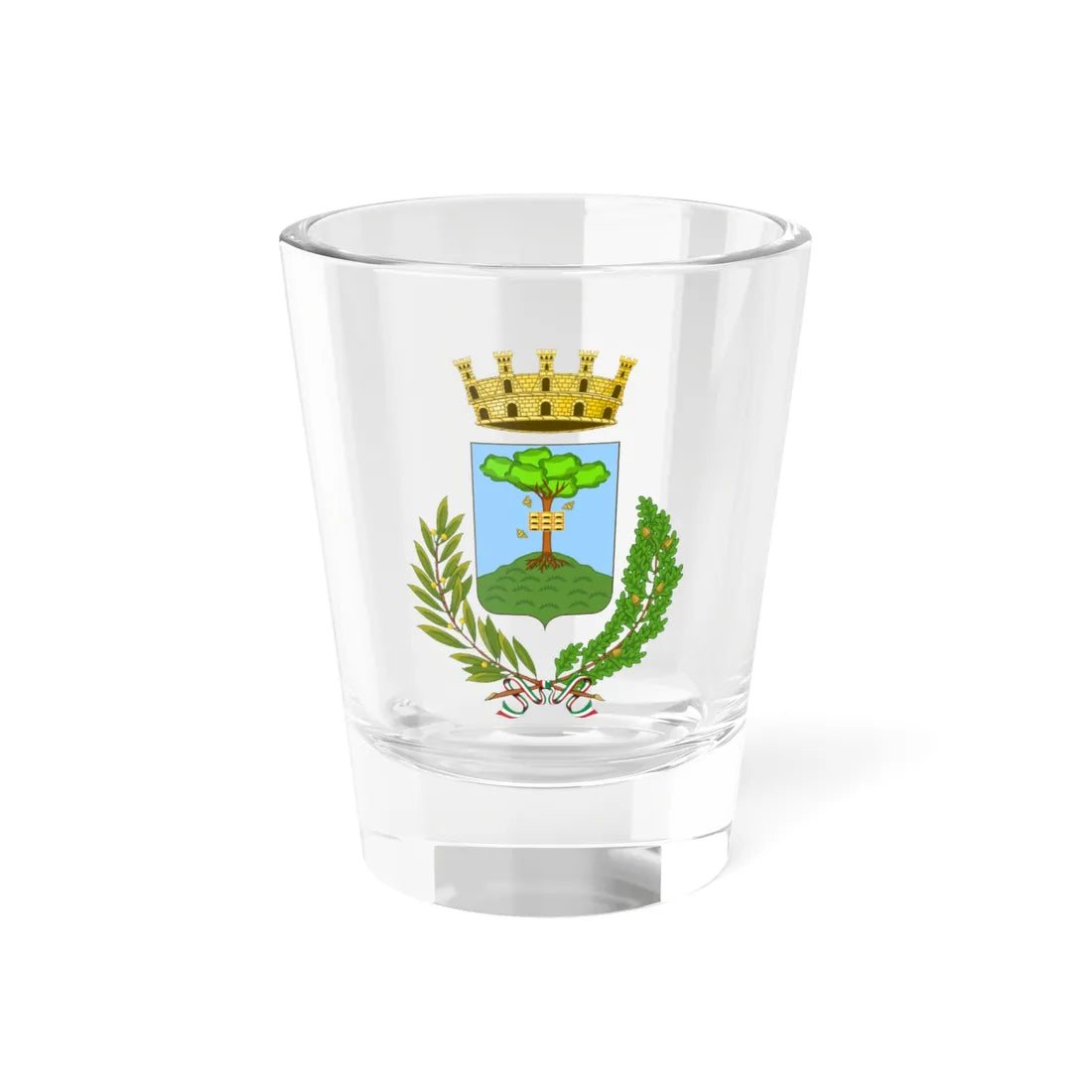 Melendugno-Stemma (Italy) (Coat of Arms) Shot Glass 1.5oz 1.5oz - Go Mug Yourself