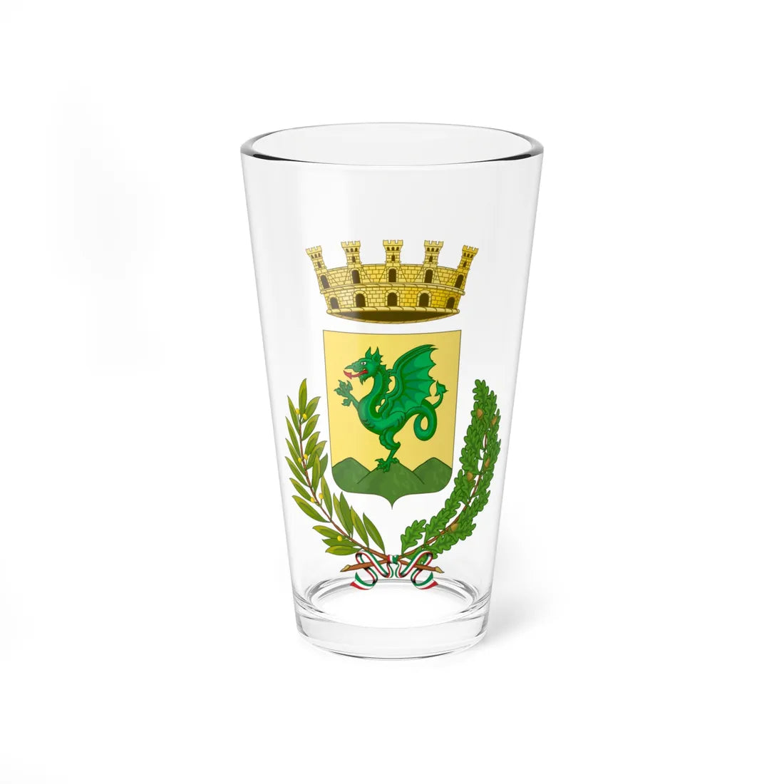 Melfi-Stemma (Italy) (Coat of Arms) Pint Glass 16oz 16oz - Go Mug Yourself