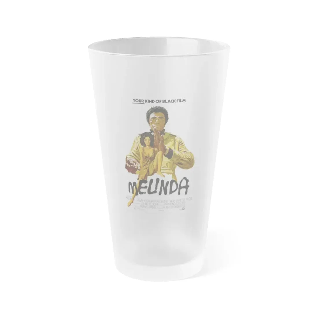 MELINDA 1972 Movie Poster - Frosted Pint Glass 16oz 16oz Frosted - Go Mug Yourself