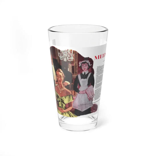 Melissa, part 2, Woman's Home Companion, May 1948 (Magazine Illustration) Pint Glass 16oz 16oz - Go Mug Yourself