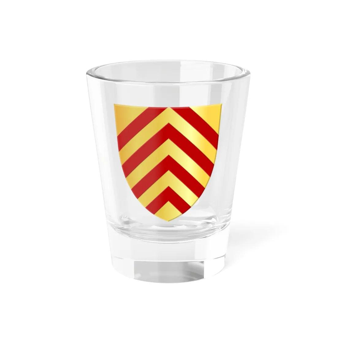 Melle wapen (Belgium) (Coat of Arms) Shot Glass 1.5oz 1.5oz - Go Mug Yourself