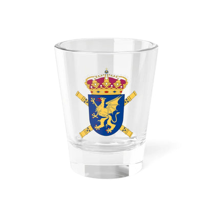 Mellersta arméfördelningen vapen (Sweden) (Coat of Arms) Shot Glass 1.5oz 1.5oz - Go Mug Yourself