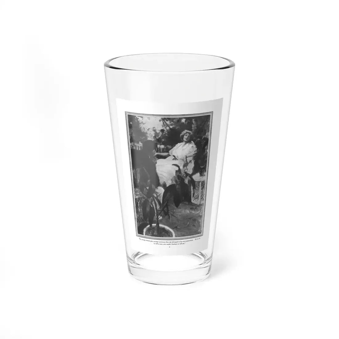 Mellowing Money (1), Everybody's Magazine, August 1923 (Magazine Illustration) Pint Glass 16oz 16oz - Go Mug Yourself