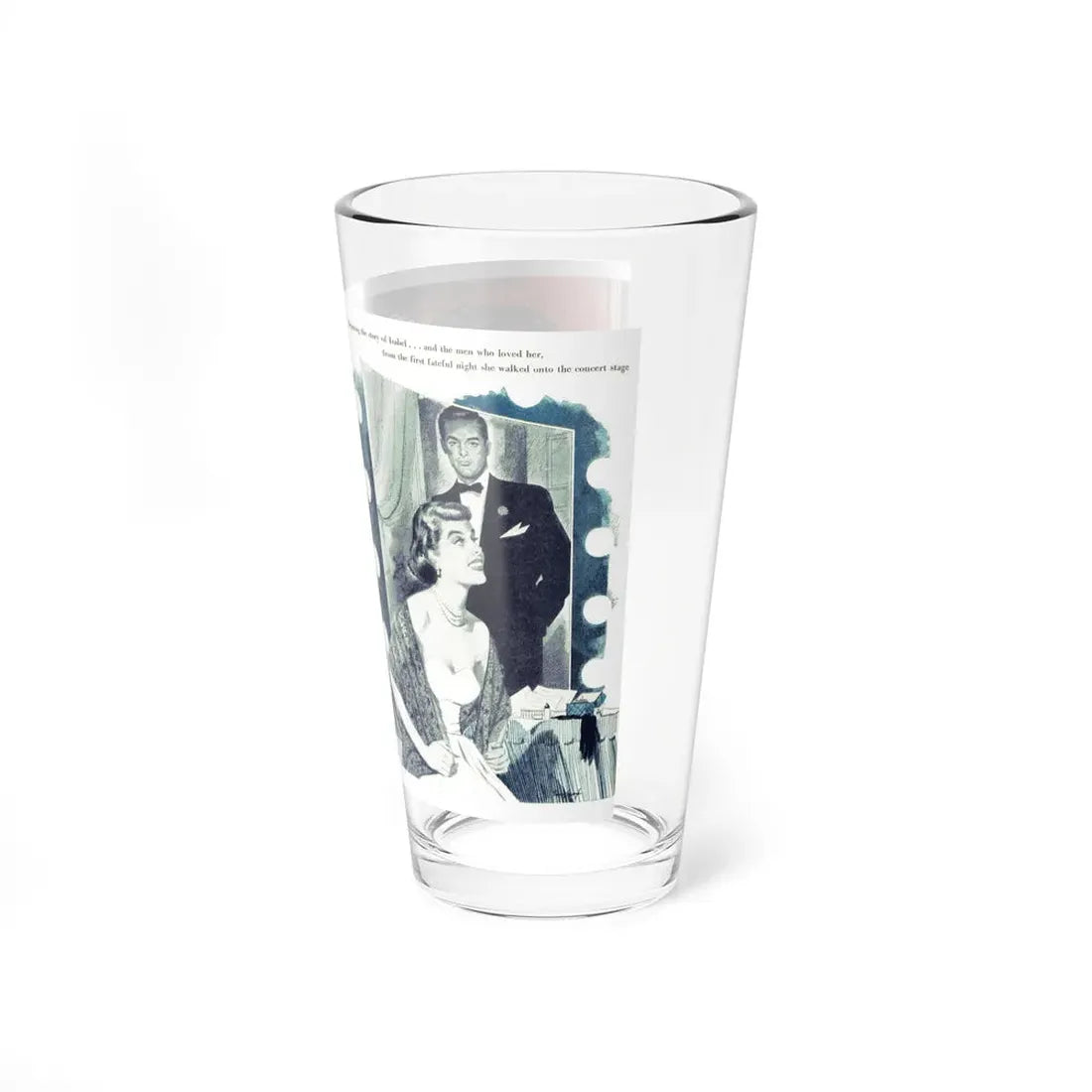 Melody Unheard (Pt. 1), Chatelaine, November 1949 (Magazine Illustration) Pint Glass 16oz - Go Mug Yourself