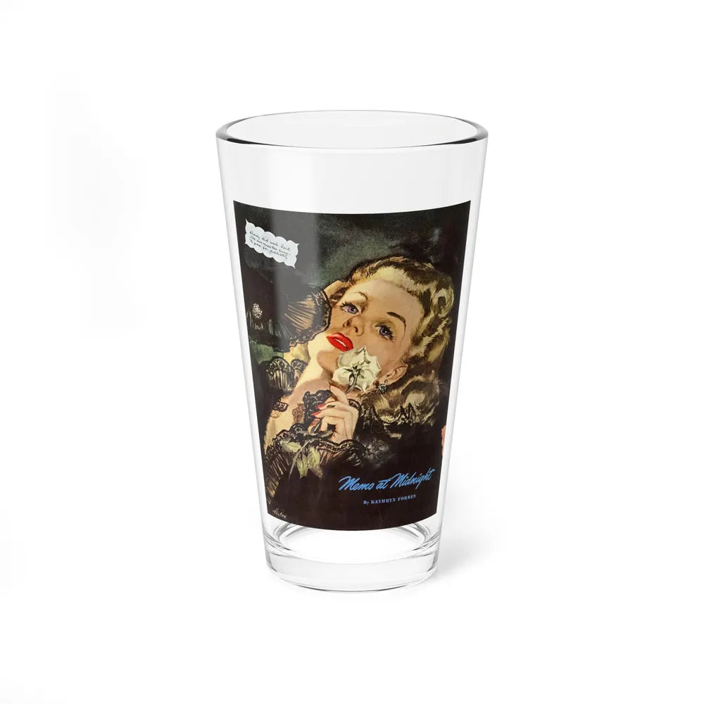 Memo at Midnight, Saturday Evening Post, December 9, 1944 (Magazine Illustration) Pint Glass 16oz-16oz-Go Mug Yourself