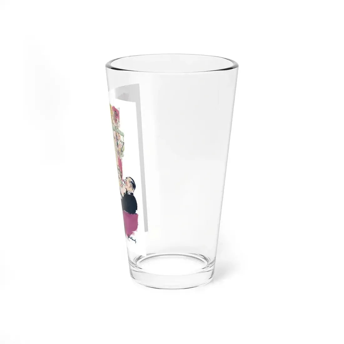 Men are just little boys with more money, Esquire 1955 (Magazine Illustration) Pint Glass 16oz - Go Mug Yourself