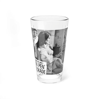 Men-January-1968-2 (Magazine Illustration) Pint Glass 16oz - Go Mug Yourself
