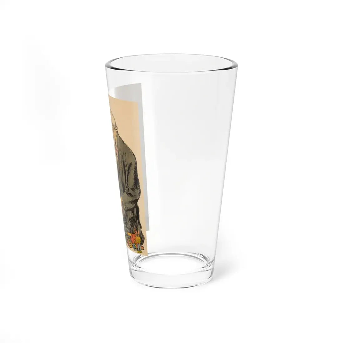 Men of War, Collier's magazine cover, 1910 (Magazine Illustration) Pint Glass 16oz - Go Mug Yourself