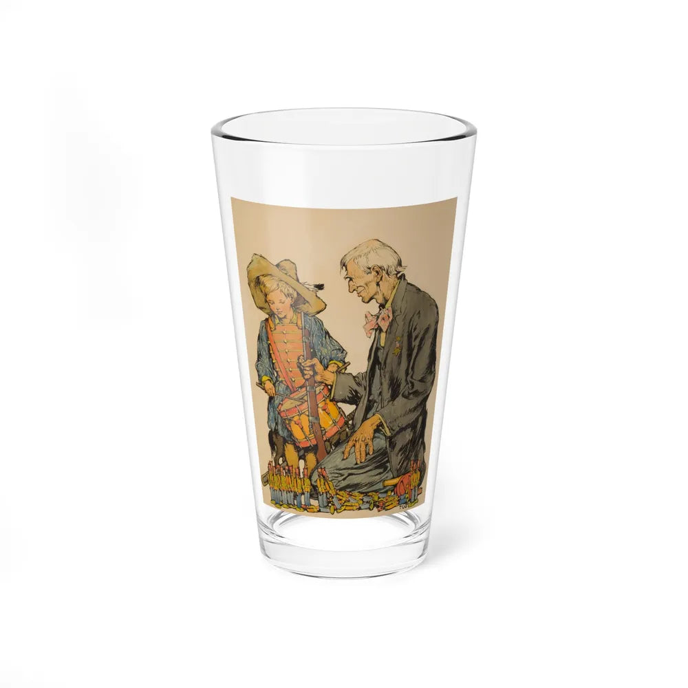 Men of War, Collier's magazine cover, 1910 (Magazine Illustration) Pint Glass 16oz-16oz-Go Mug Yourself