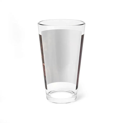 Men's Adventure Magazine Illustration, ca 1960 - Pint Glass 16oz - Go Mug Yourself