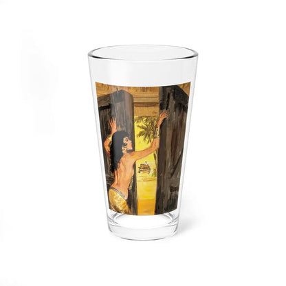 Men's magazine illustration (Magazine Illustration) Pint Glass 16oz 16oz - Go Mug Yourself
