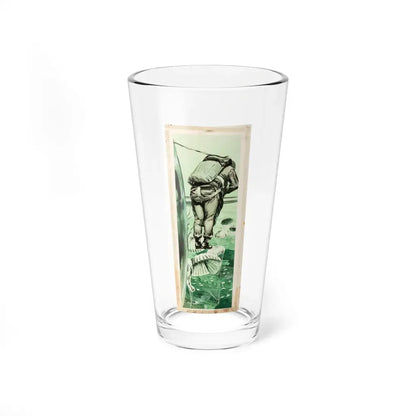 Men's Magazine Spot Illustration (Magazine Illustration) Pint Glass 16oz 16oz - Go Mug Yourself