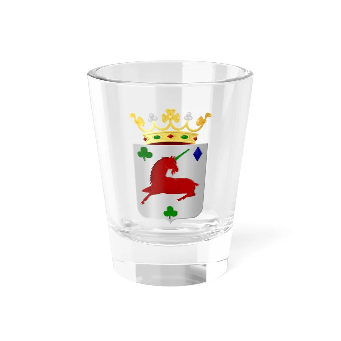 Menaldumadeel wapen 1818 (Netherlands) (Coat of Arms) Shot Glass 1.5oz 1.5oz - Go Mug Yourself