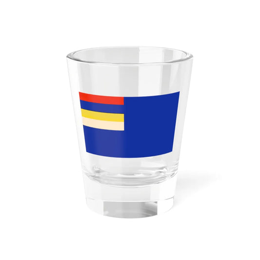 Menjiang Flag 1945 (China) Shot Glass 1.5oz 1.5oz - Go Mug Yourself