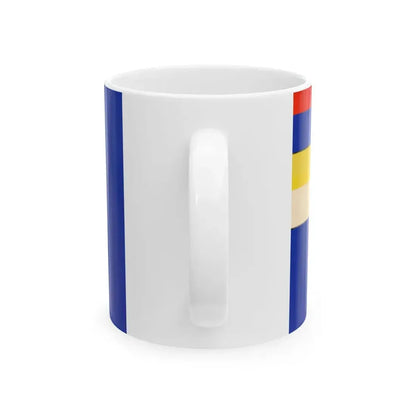 Menjiang Flag 1945 (China) White Coffee Mug - Go Mug Yourself