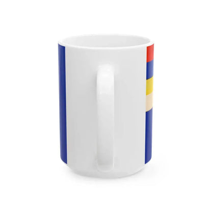 Menjiang Flag 1945 (China) White Coffee Mug - Go Mug Yourself